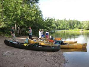 Boundary waters canoe outfitting